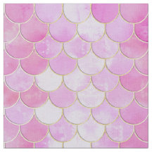Padrão de Escala de Sereia de Pastel Rosa e Shimme