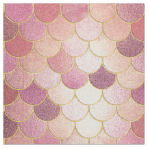 Padrão de Escala de Sereia do Shimmer Dourado rosa