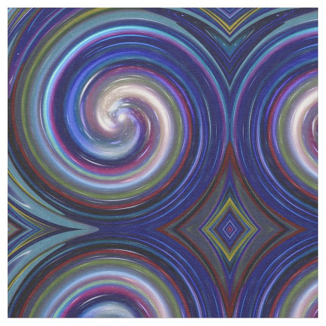 Tecido Padrão de espiral abstrato nº 25 (Detalhe)