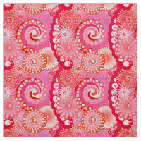 Padrão de espiral fractal, rosa, fúcsia, coral