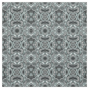 Tecido Padrão de Estilo Bali Batik da Cinza Verde de Sea