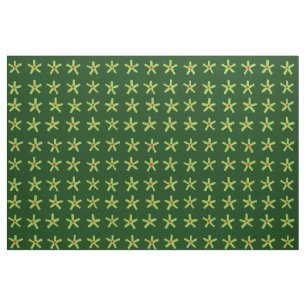 Tecido Padrão de estrela do estilo egípcio v2 - Verde e