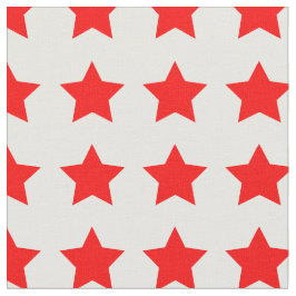Tecido Padrão de Estrela Vermelha Simples