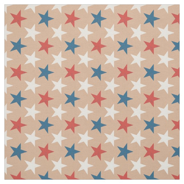 Tecido Padrão de estrelas patrióticas americanas (Modelo)