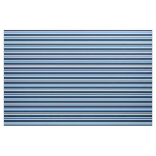 Tecido Padrão de Faixa Azul Azul Claro Náutico Escuro