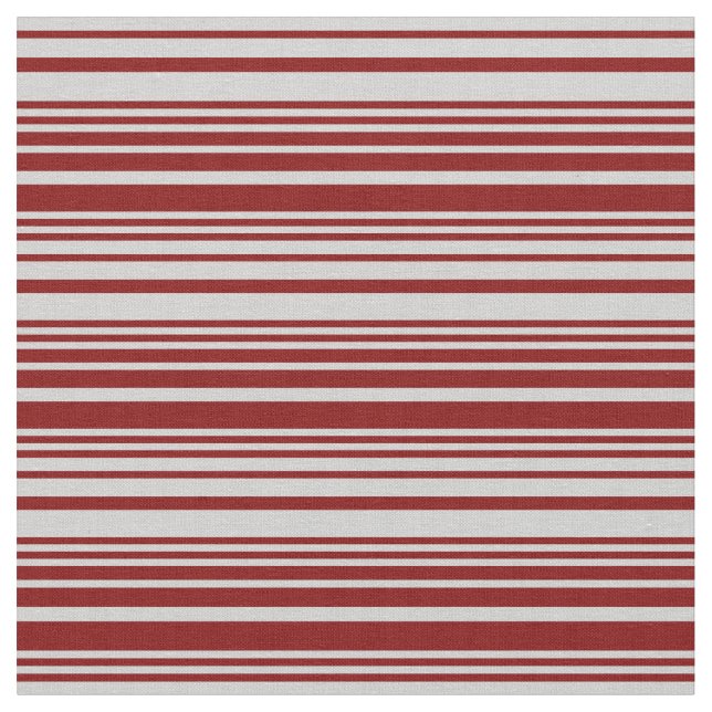 Tecido Padrão de Faixa de Cinzas de Maroon e Luz (Detalhe)
