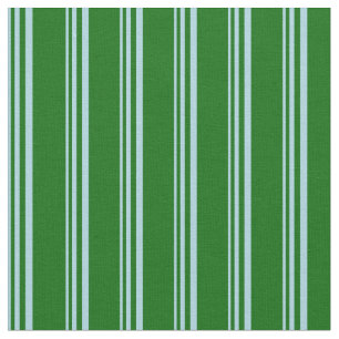 Tecido Padrão de Faixa Verde Azul Claro e Escuro