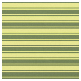 Tecido Padrão de Faixa Verde Azul Escuro e Amarelo