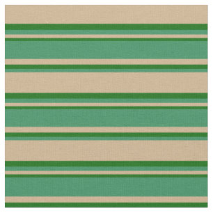Tecido Padrão de Faixa Verde Verde e Verde Escura