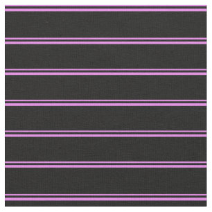 Tecido Padrão de faixas coloridas violeta e preta