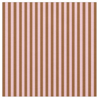 Tecido Padrão de faixas cor castanho e rosa