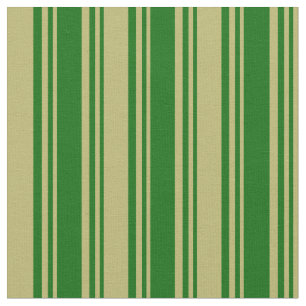 Tecido Padrão de faixas/linhas de Khaki verde e escuro