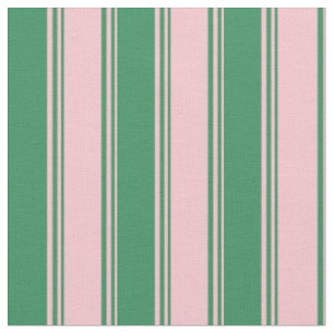 Tecido Padrão de faixas/linhas verdes cor-de-rosa e-mar