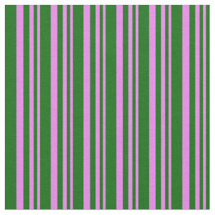 Tecido Padrão de faixas/linhas verdes violetas e escuras