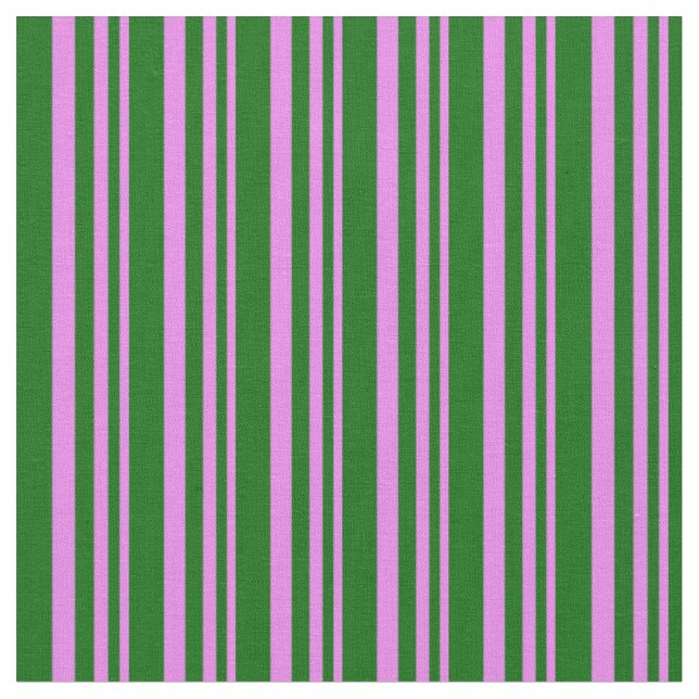 Tecido Padrão de faixas/linhas verdes violetas e escuras (Detalhe)