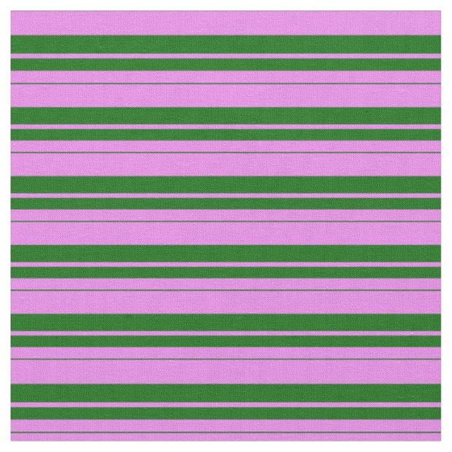 Tecido Padrão de faixas/linhas verdes violetas e escuras (Detalhe)