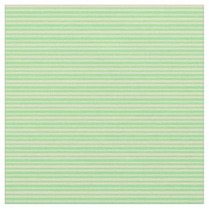 Tecido Padrão de faixas verde-claro e colorido