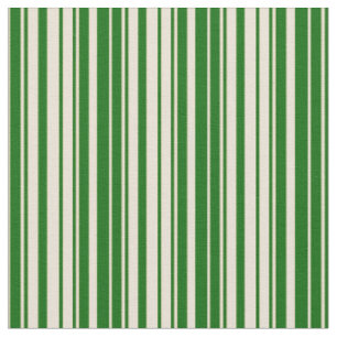 Tecido Padrão de faixas verdes biscas e escuras
