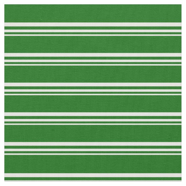 Tecido Padrão de faixas verdes brancas e escuras (Detalhe)