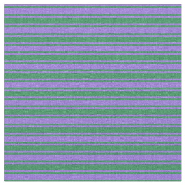 Tecido Padrão de faixas verdes em roxo e mar (Detalhe)