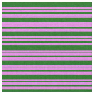 Tecido Padrão de faixas verdes violetas e escuras