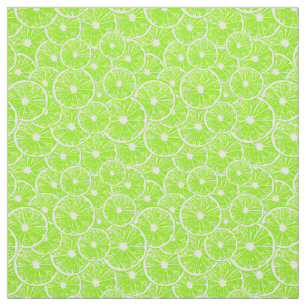 Tecido padrão de fatias do limão