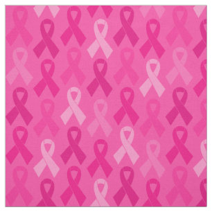 Tecido Padrão de Fita Rosa de Consciência do Cancer da Ma