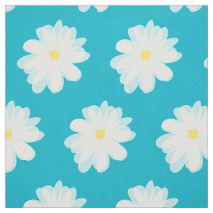 Tecido Padrão de flor da margarida floral impressão com m