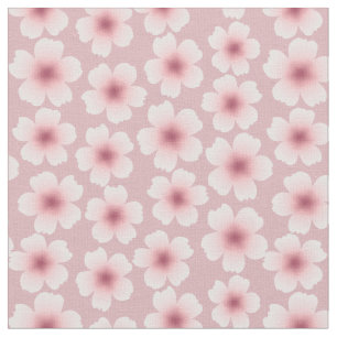 Tecido Padrão de Flor de Cereja Japonês Sakura
