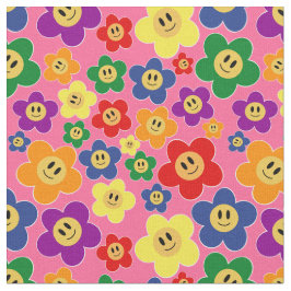 Tecido Padrão de Flor LGBT Bastante LGBT - Rosa