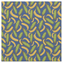 Padrão de Folha de Banana Azul Tropical