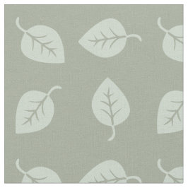 Tecido Padrão de Folha Verde de Menina Bonita