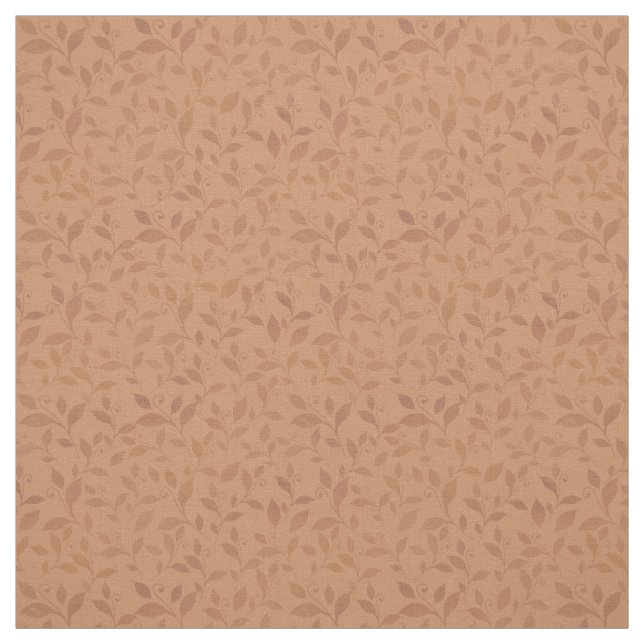 Tecido Padrão de Folhas de outono de Abstrato castanho le (Modelo)