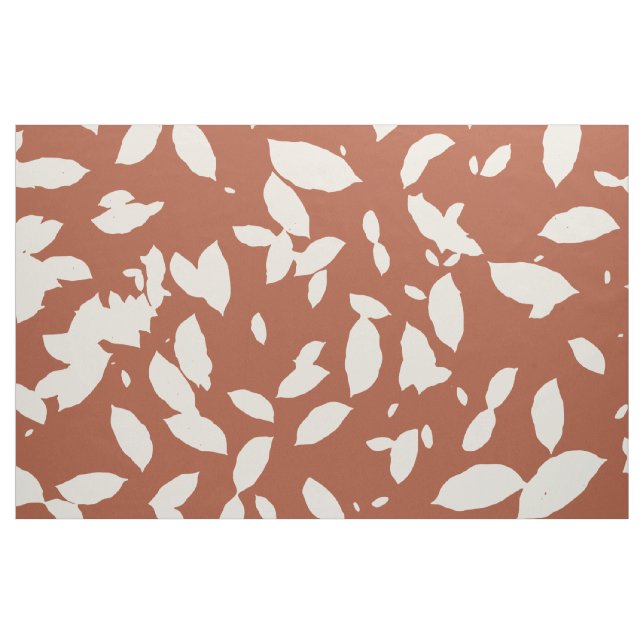 Tecido Padrão de Folhas para Costura e Decoração de Casa  (Fat Quarter)