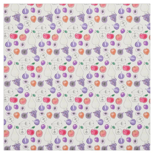 Tecido padrão de fruta (Modelo)