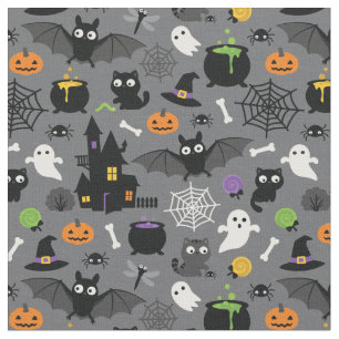 Tecido Padrão de Halloween