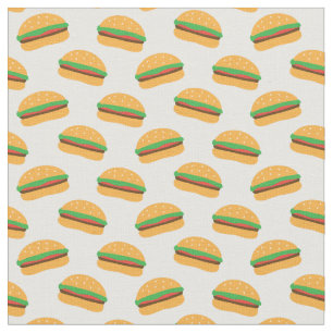 Tecido Padrão de Hamburger Cócio