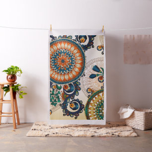 Tecido Padrão de Hippy Chic do Bohemian Boho MOD Colorid