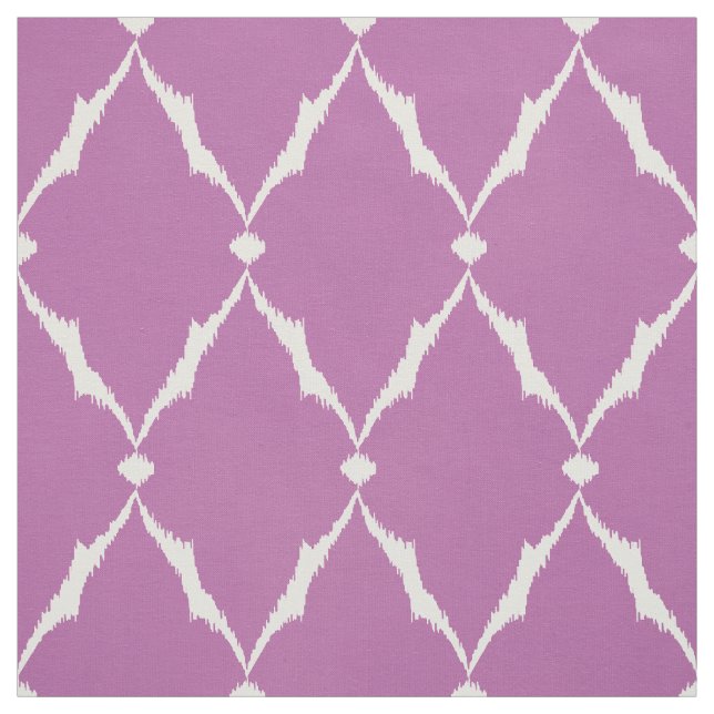 Tecido Padrão de ikat chevron roxo texturizado moderno (Modelo)
