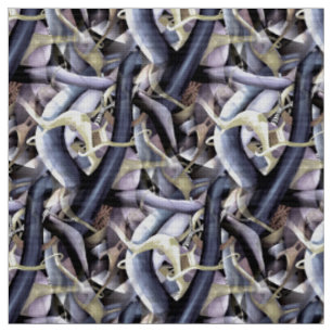 Tecido Padrão de Ilusão Óptica Abstrata do Expressionismo