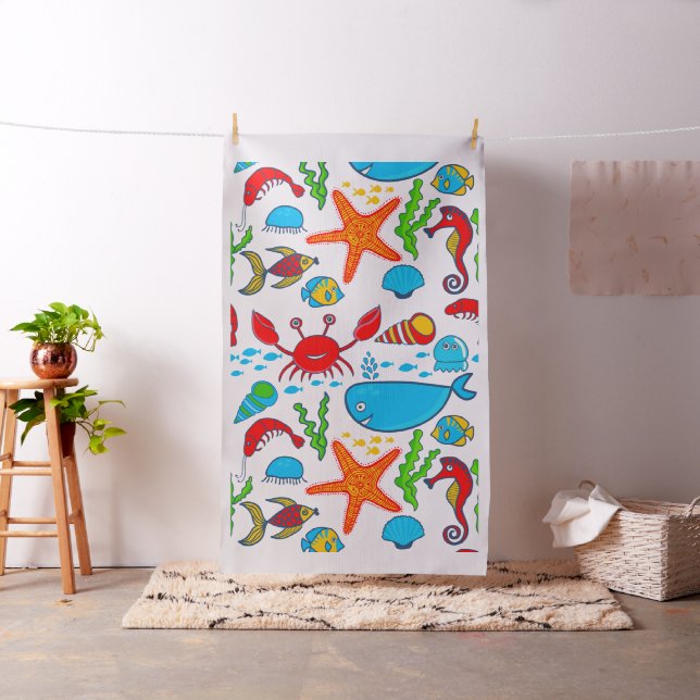 Tecido Padrão de Ilustração Coriosa de Ver-Life (In Situ)