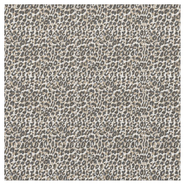 Tecido Padrão de impressão de leopardo-de-ouro elegante (Detalhe)