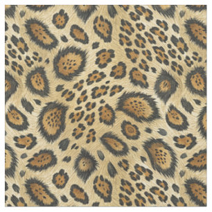 Tecido Padrão de Impressão de Leopardo – Design de Pele d