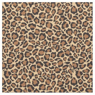 Tecido Padrão de Impressão de pele do leopardo