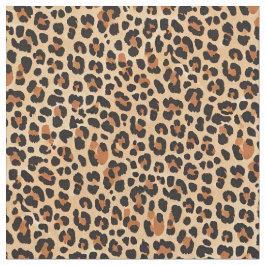 Tecido Padrão de impressão de Trendy Bold Brown e Beige L