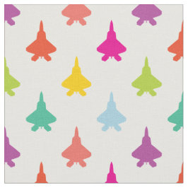 Tecido Padrão de Jato de Combatente do Raptor F-22 Colori