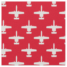 Tecido Padrão de Jet de Ataque de Warthog Vermelho A-10