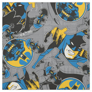 Tecido Padrão de Lançamento Total do Batman