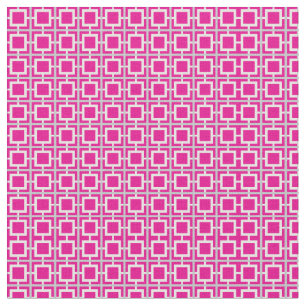 Tecido Padrão de Latência Branca e Rosa-Quente