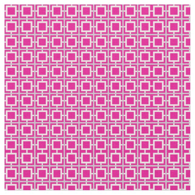 Tecido Padrão de Latência Branca e Rosa-Quente (Detalhe)